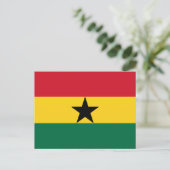 Vlag van Ghana Briefkaart (Staand voorkant)