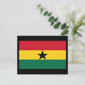 Vlag van Ghana Briefkaart (Staand voorkant)