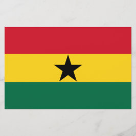 Vlag van Ghana Briefpapier