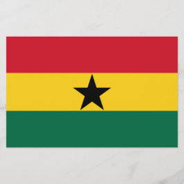 Vlag van Ghana Briefpapier