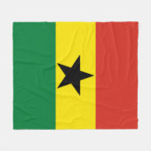 Vlag van Ghana Fleece Deken (Voorkant (Horizontaal))