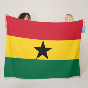 Vlag van Ghana Fleece Deken