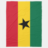 Vlag van Ghana Fleece Deken (Voorkant)