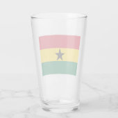 Vlag van Ghana Glas (Achterkant)