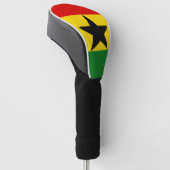 Vlag van Ghana Golfheadcover (Schuin)