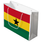 Vlag van Ghana Groot Cadeauzakje (Voorkant Gekanteld)