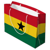 Vlag van Ghana Groot Cadeauzakje (Achterkant Gekanteld)