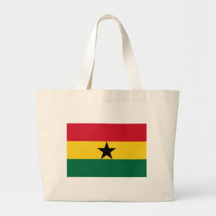 Vlag van Ghana Grote Tote Bag