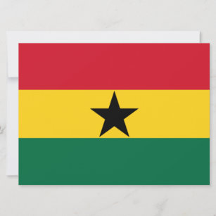 Vlag van Ghana Kaart