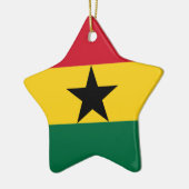 Vlag van Ghana Keramisch Ornament (Links)
