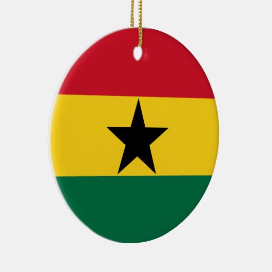 Vlag van Ghana Keramisch Ornament (Rechts)