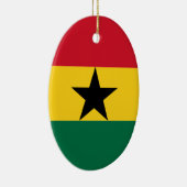 Vlag van Ghana Keramisch Ornament (Rechts)