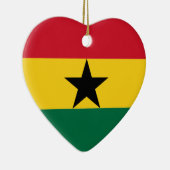 Vlag van Ghana Keramisch Ornament (Rechts)