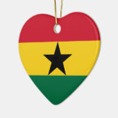 Vlag van Ghana Keramisch Ornament (Links)