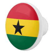Vlag van Ghana Keramische Knop (Rechts)