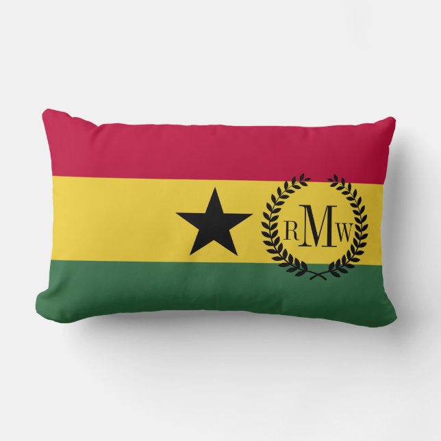 Vlag van Ghana Kussen (Voorkant)