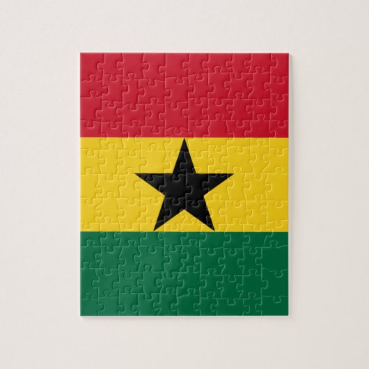 Vlag van Ghana Legpuzzel (Verticaal)