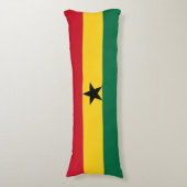 Vlag van Ghana Lichaamskussen (Voorkant Verticaal)