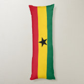 Vlag van Ghana Lichaamskussen (Achterkant (Verticaal))