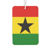 Vlag van Ghana Luchtverfrisser (Achterkant)