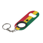 Vlag van Ghana Mini Flessenopener (Voorkant Gekanteld)