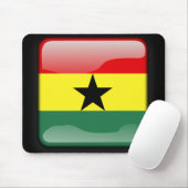 Vlag van Ghana Muismat (Met muis)