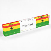 Vlag van Ghana Naambordje