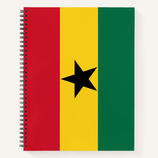 Vlag van Ghana Notitieboek (Voorkant)