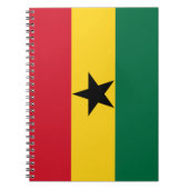 Vlag van Ghana Notitieboek (Voorkant)