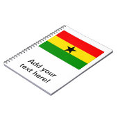 Vlag van Ghana Notitieboek (Linkerzijde)