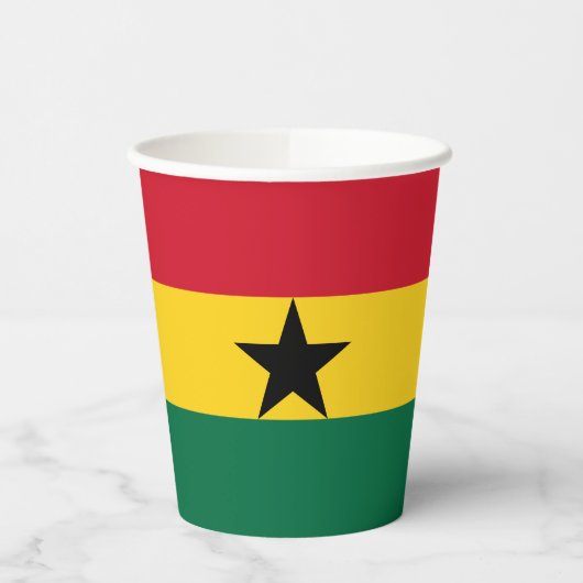 Vlag van Ghana Papieren Bekers (Links)