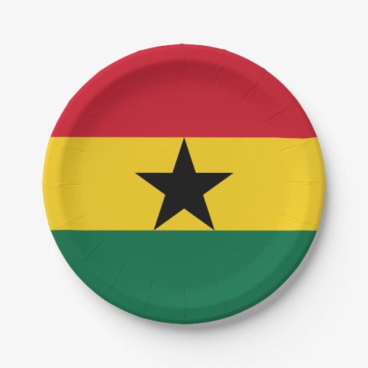 Vlag van Ghana Papieren Bordje (Voorkant)