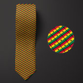 Vlag van Ghana Patroon Stropdas