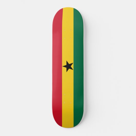 Vlag van Ghana Persoonlijk Skateboard (Voorkant)