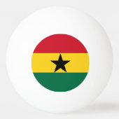 Vlag van Ghana Pingpongbal (Achterkant)