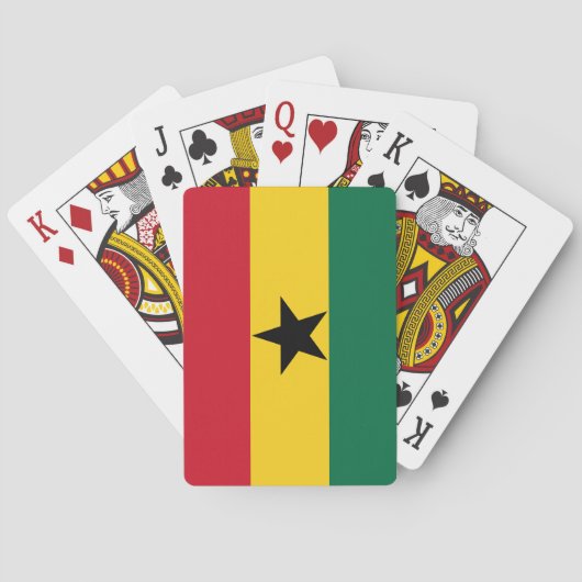 Vlag van Ghana Pokerkaarten (Achterkant)