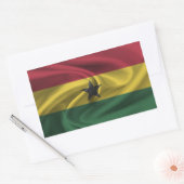 Vlag van Ghana Rechthoekige Sticker (Envelop)