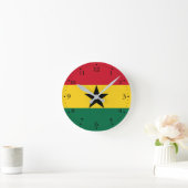 Vlag van Ghana Ronde Klok (Huis)