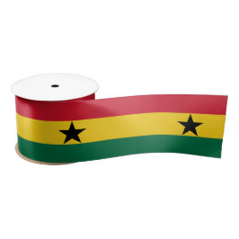 Vlag van Ghana Satijnen Lint