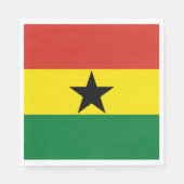 Vlag van Ghana Servet (Voorkant)