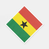 Vlag van Ghana Servet (Hoek)