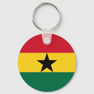 Vlag van Ghana Sleutelhanger
