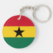 Vlag van Ghana Sleutelhanger (Achterkant)