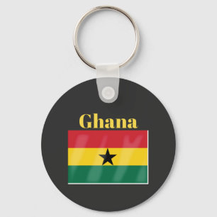 Vlag van Ghana Sleutelhanger