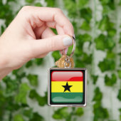 Vlag_van_Ghana Sleutelhanger (Hand)