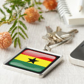 Vlag_van_Ghana Sleutelhanger (Zijkant)