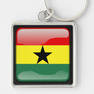 Vlag_van_Ghana Sleutelhanger