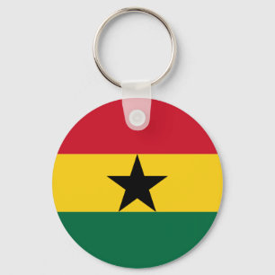 Vlag van Ghana Sleutelhanger