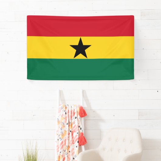 Vlag van Ghana Spandoek (Insitu)