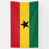 Vlag van Ghana Spandoek (Verticaal)